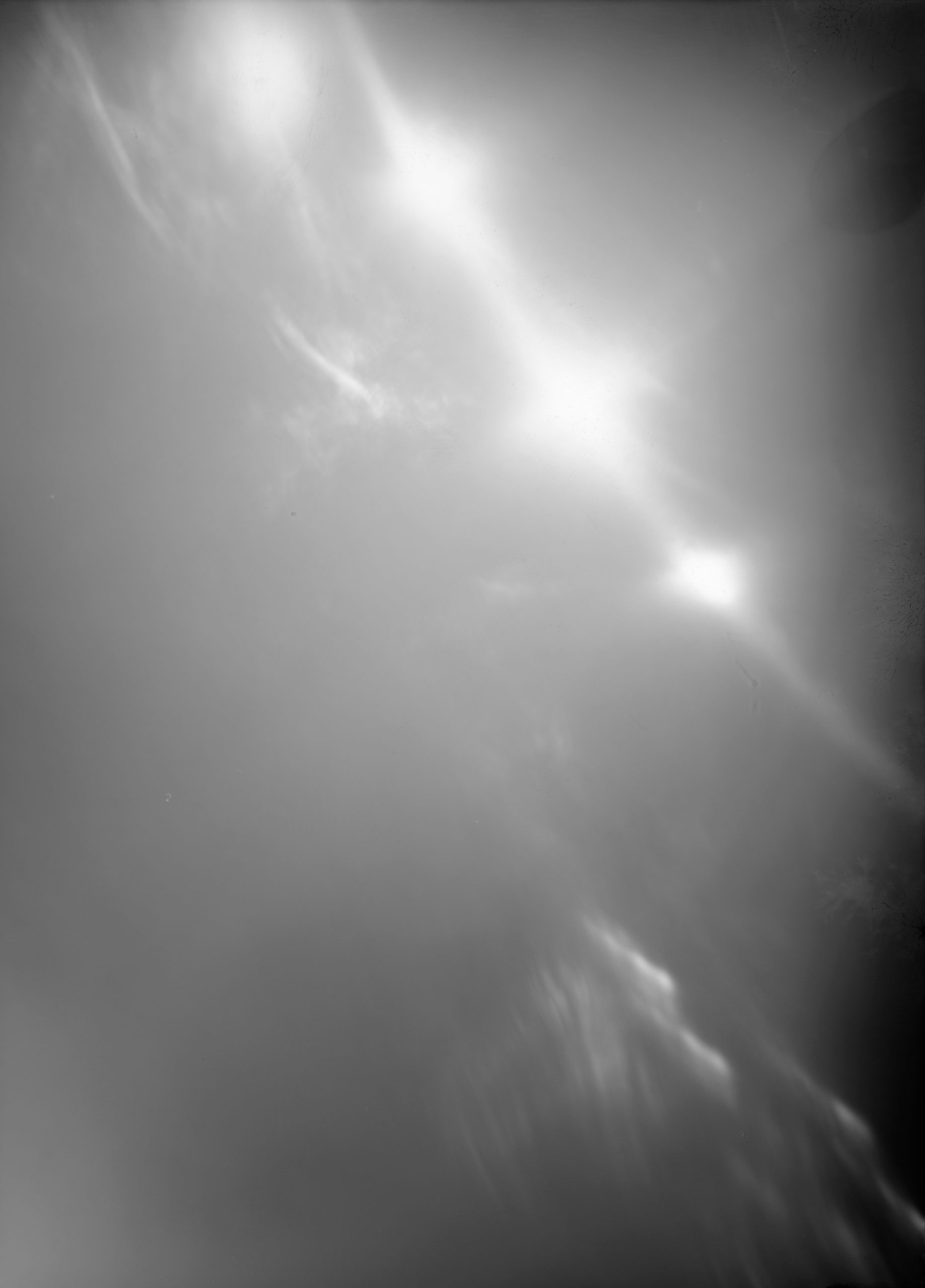 Attempting double refra ction, Iceland, 2025, pinhole photograph, digital verso, dimensions variable.